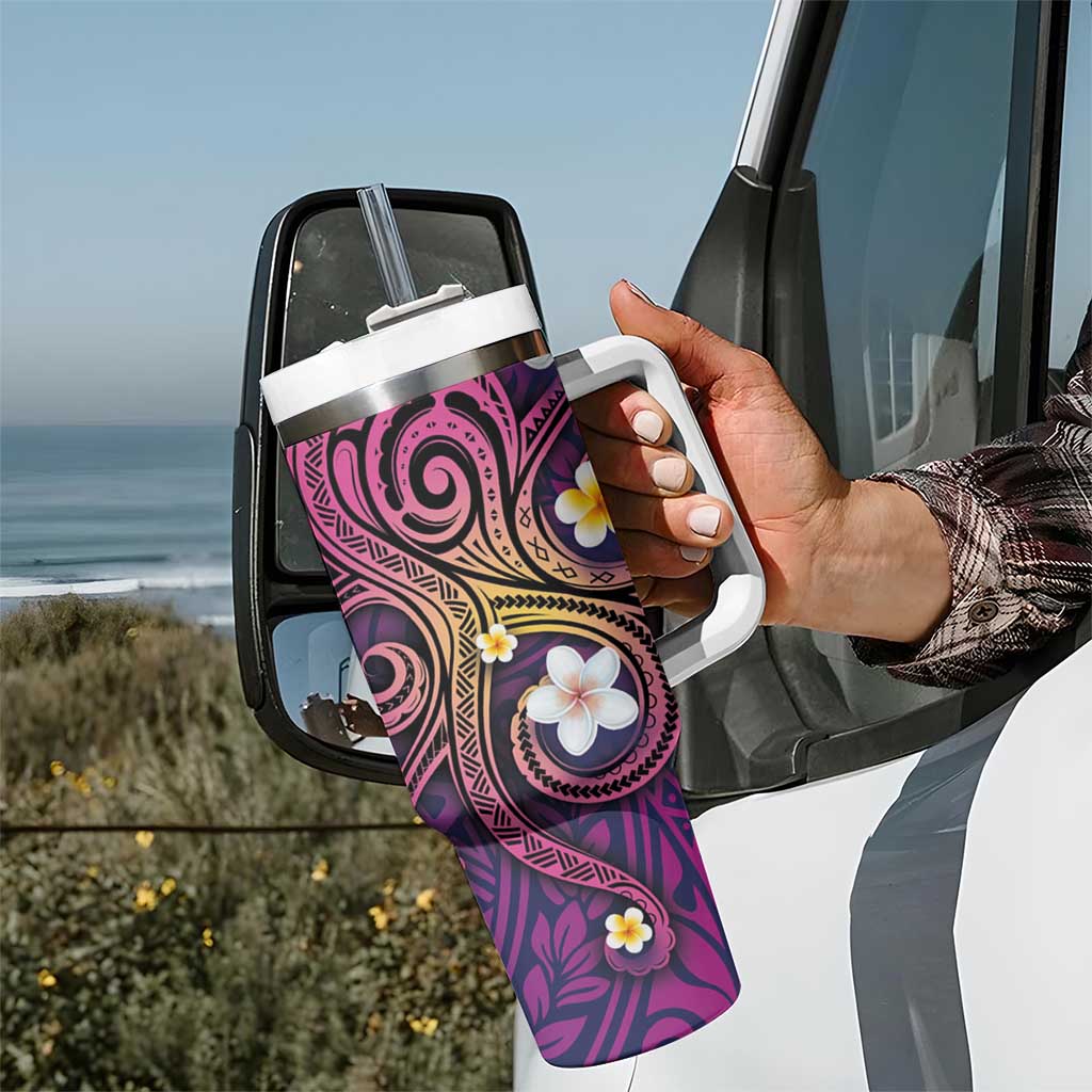 Hawaiian Octopus Tattoo and Frangipani Custom Stanley Cup 40 oz 30 oz Tumbler With HandleTVC2301391 - Image 7