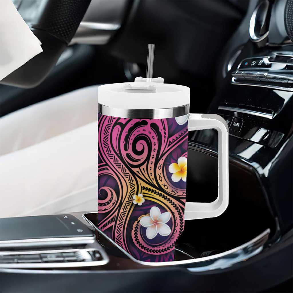Hawaiian Octopus Tattoo and Frangipani Custom Stanley Cup 40 oz 30 oz Tumbler With HandleTVC2301391 - Image 8