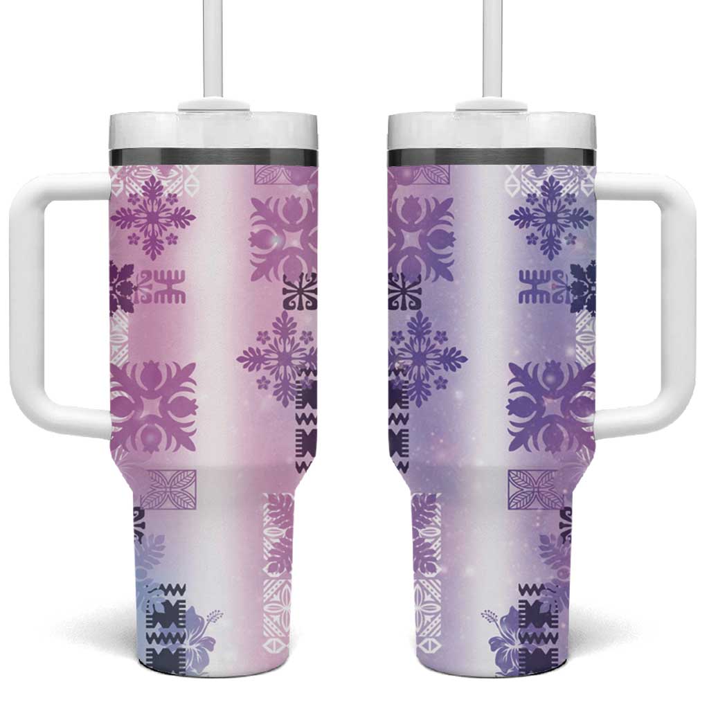 Hawaiian Quilt Vintage Galaxy Custom Stanley Cup 40 oz 30 oz Tumbler With HandleTVC2301401