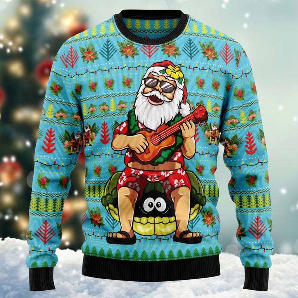 Hawaiian Santa 3D Sweater