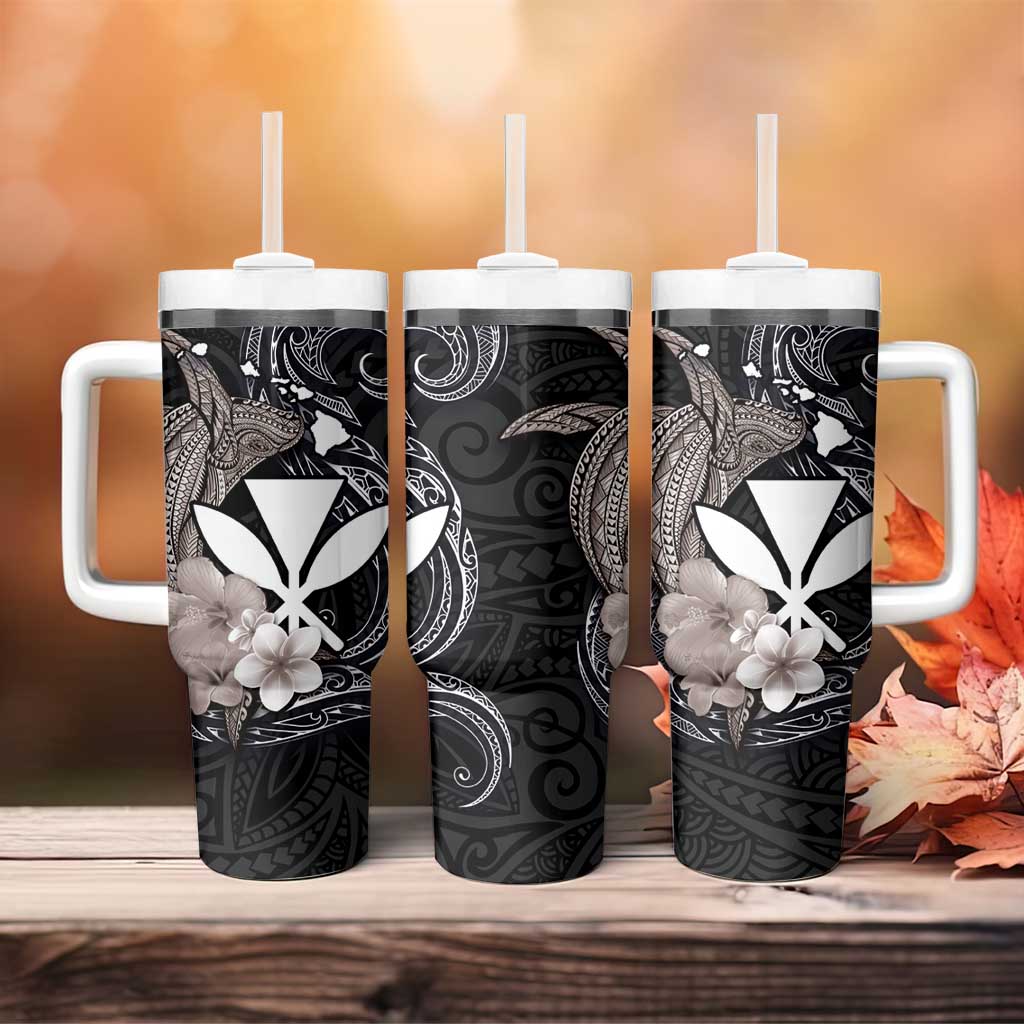 Hawaiian Whale and Kanaka Maoli Symbol Hibiscus Custom Stanley Cup 40 oz 30 oz Tumbler With HandleTVC2301345 - Image 3