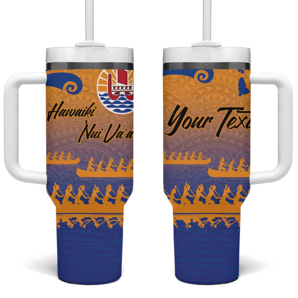 Hawaiki Nui Vaâ€™a French Polynesian Sunset Color Custom Stanley Cup 40 oz 30 oz Tumbler With HandleTVC2301350