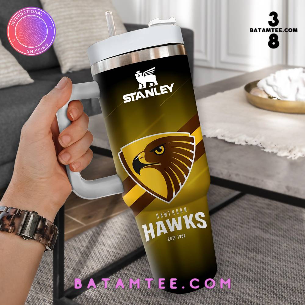 Hawthorn Hawks AFL Custom Stanley Cup 40 oz 30 oz Tumbler With HandleTVC230101