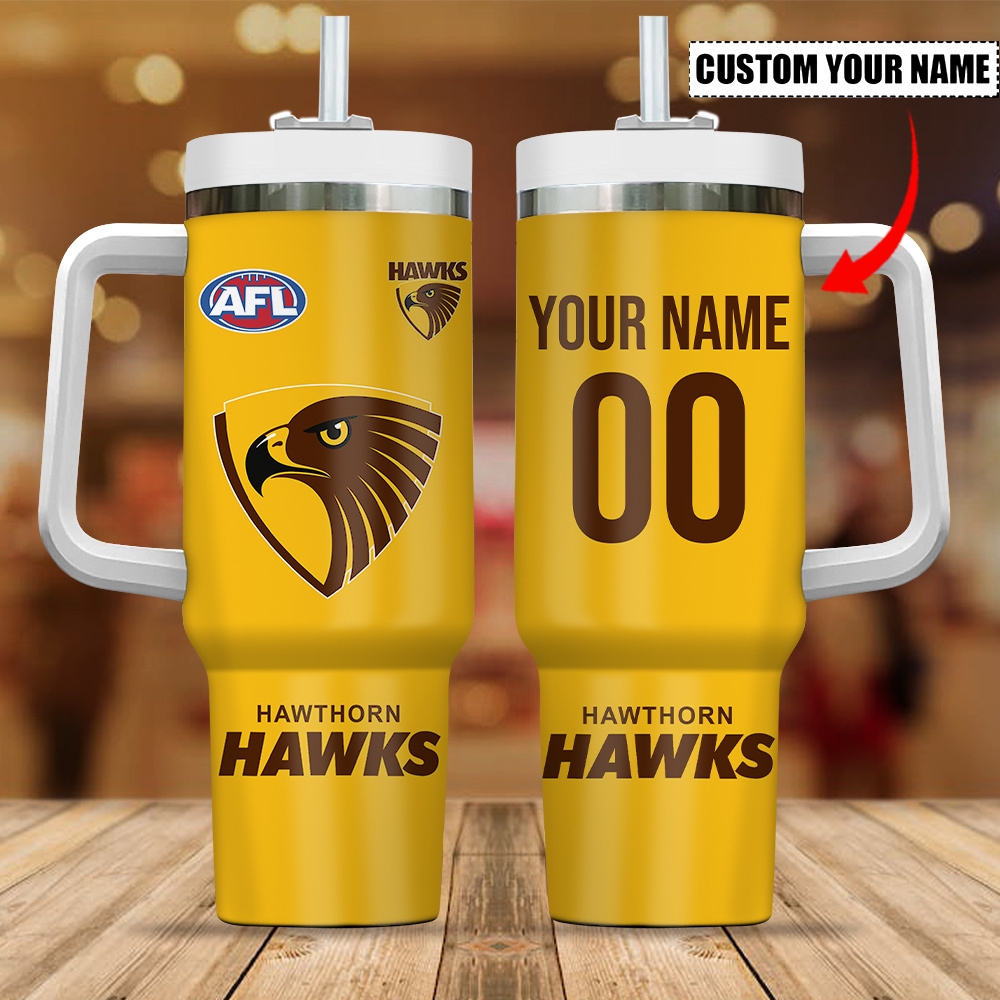 Hawthorn Hawks AFL Custom Stanley Cup 40 oz 30 oz Tumbler With HandleTVC2301280