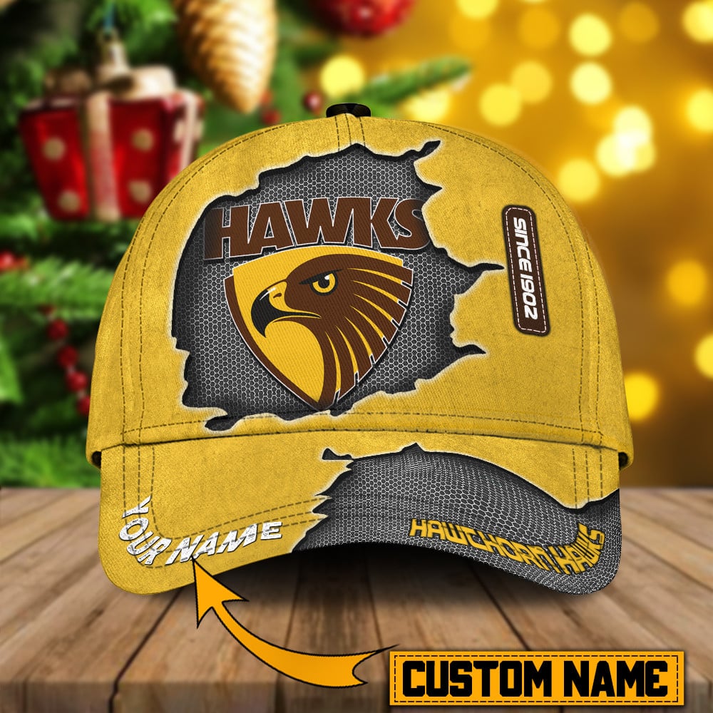 Hawthorn Hawks AFL Personalized Cap For Fan Baseball Cap Classic Trucker Hats Custom Hats Gifts For Men & Women