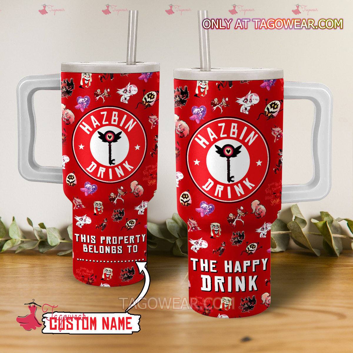 Hazbin Hotel Cartoon Custom Stanley Cup 40 oz 30 oz Tumbler With HandleTVC2301234