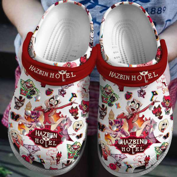 Hazbin Hotel TV Series Crocs Crocband Clogs Shoes Comfortable For Men Women and Kids