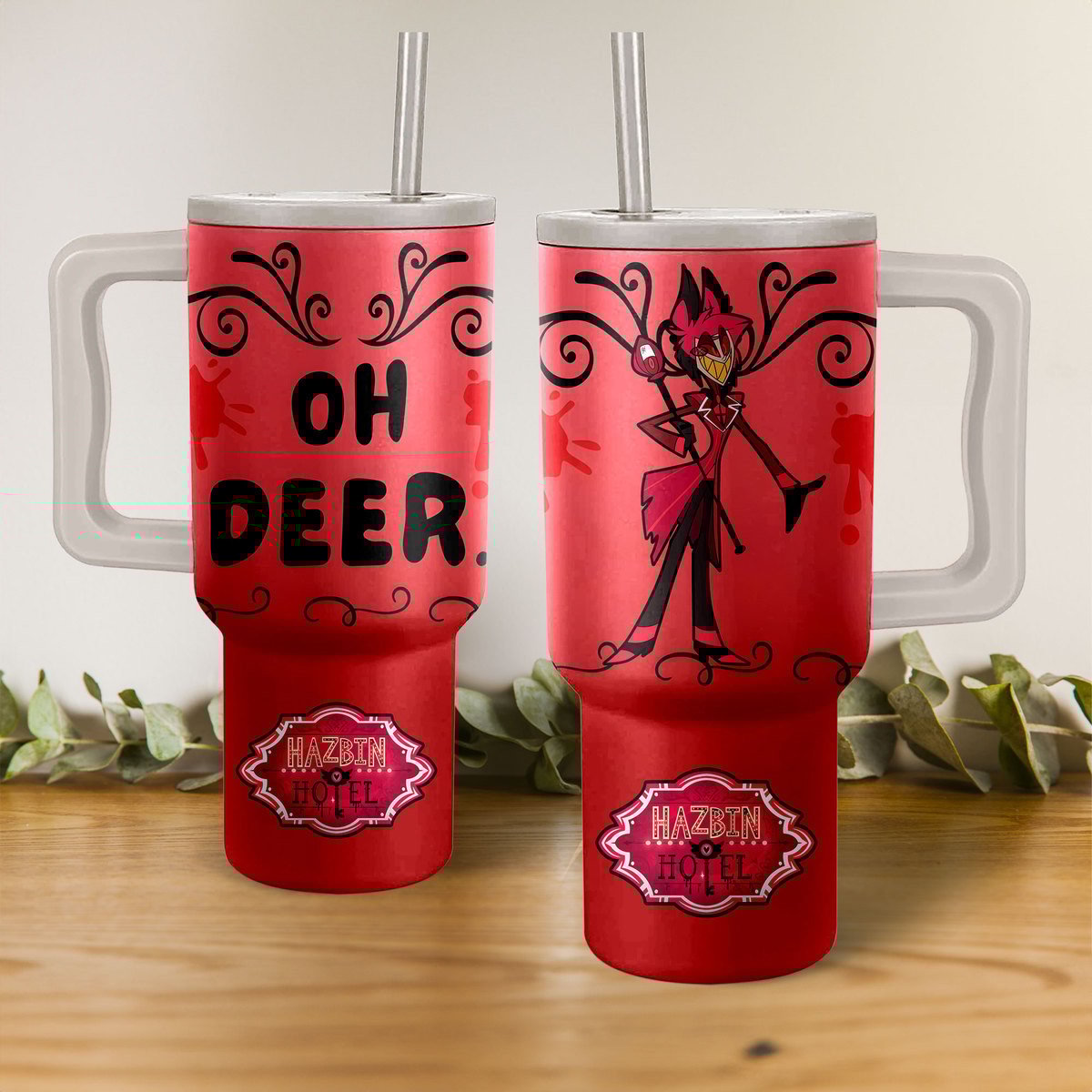 Hazbin Hotel TV Series Custom Stanley Cup 40 oz 30 oz Tumbler With HandleTVC2301150