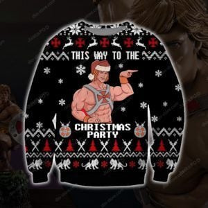 He-Man Knitting Ugly Christmas Sweater Adult 3D Funny Matching for family