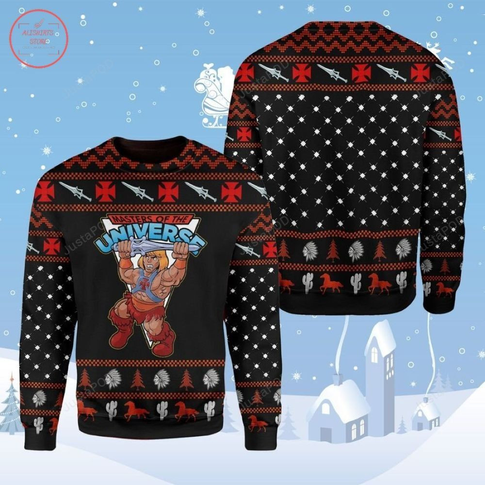 He Man Masters Of The Universe Christmas For Unisex Ugly Christmas Sweater Adult 3D Funny Matching for family