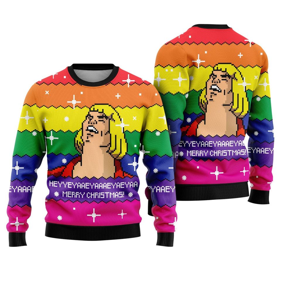 He Man Masters of the Universe Ugly Christmas Sweater