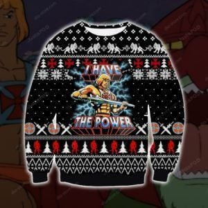 He-Man Ugly Christmas Sweater Adult 3D Funny Matching for family