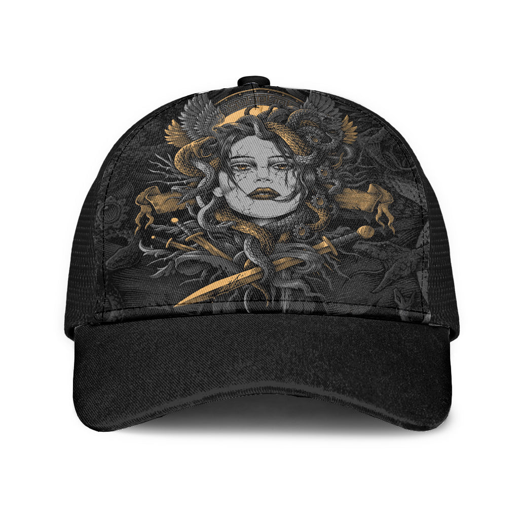 Head Of Medusa Mesh Back Cap Trucker Hats Custom Hats Gifts For Men & Women