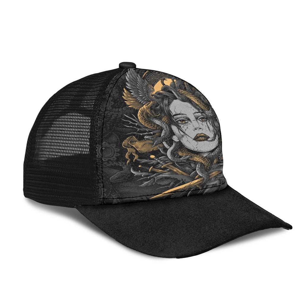 Head Of Medusa Mesh Back Cap Trucker Hats Custom Hats Gifts For Men & Women
