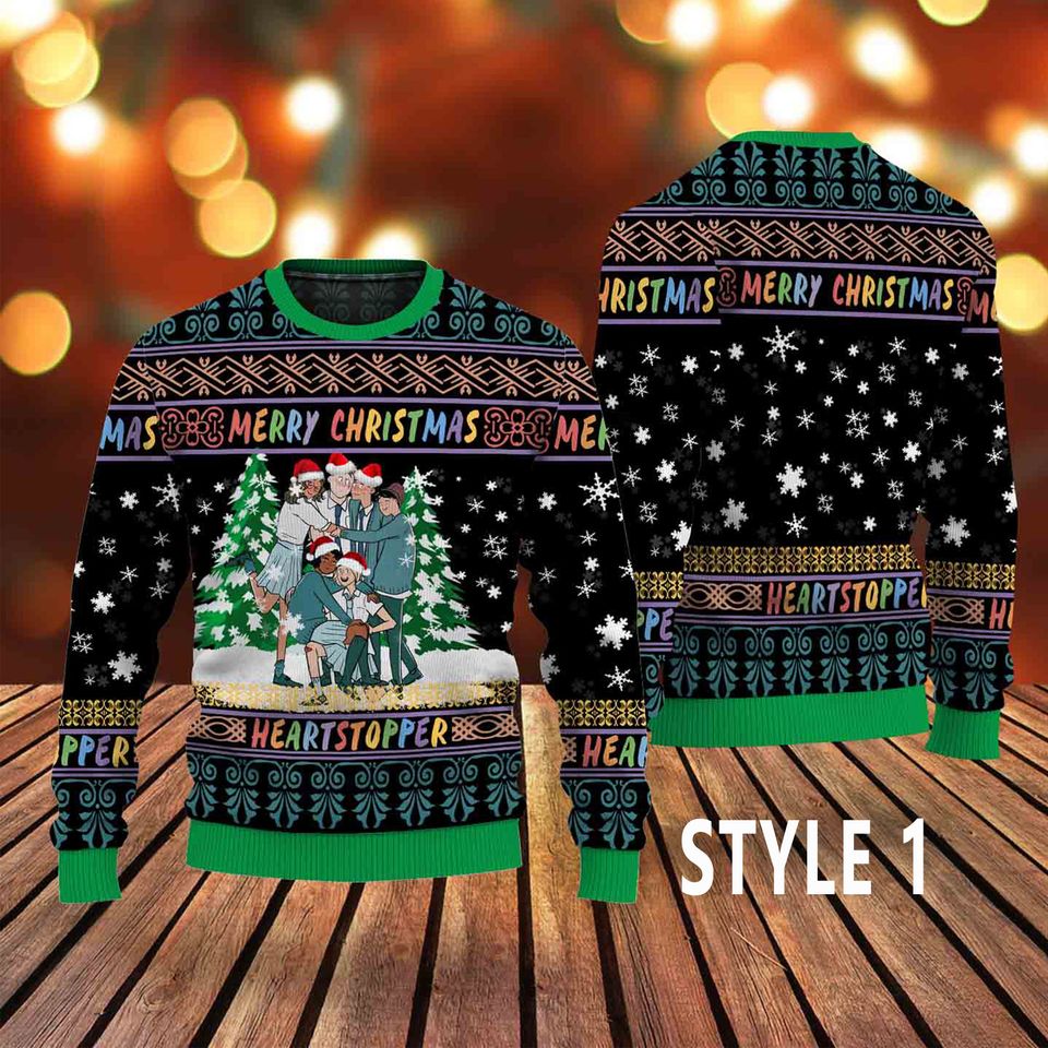 Heartstopper Friends Christmas Sweater