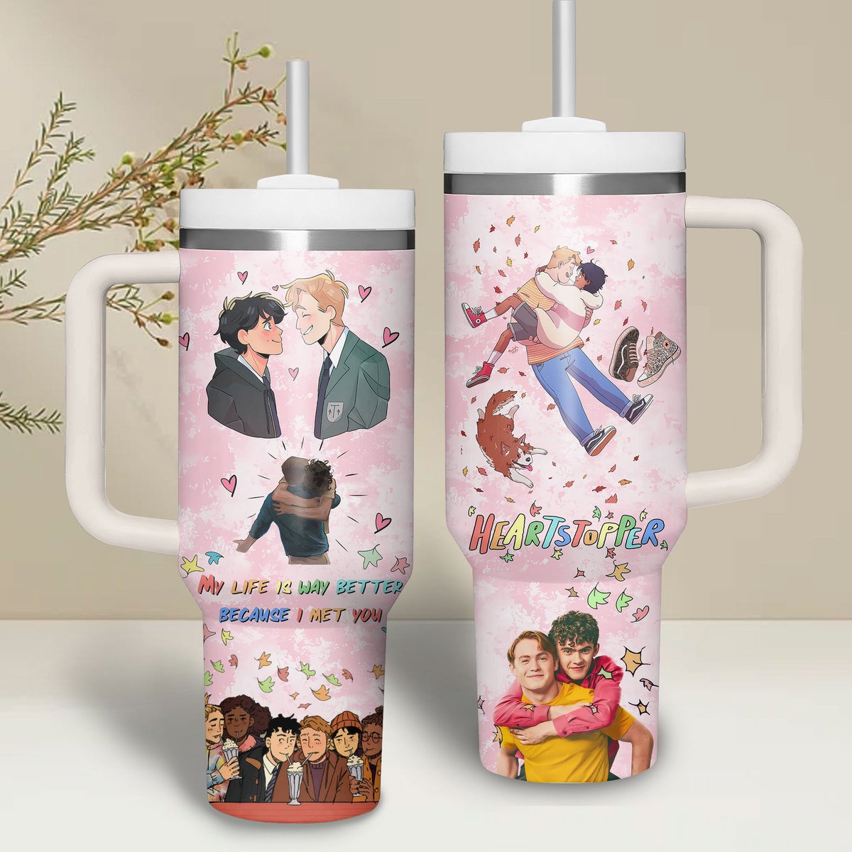 Heartstopper Movies Custom Stanley Cup 40 oz 30 oz Tumbler With HandleTVC2301509