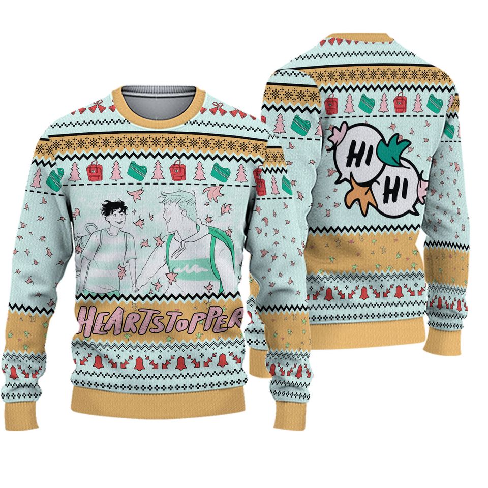 Heartstopper Sometimes Change Can Be A Good Thing 2024 Christmas Ugly Sweater