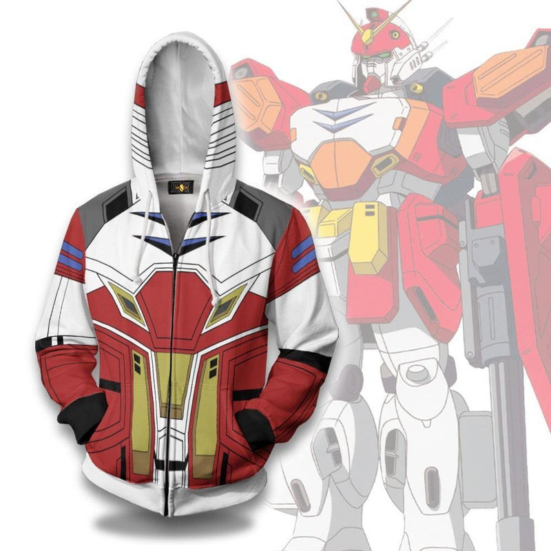 Heavyarms Mobile Suit Gundam Wing 3D All Over Print Hoodie, Zip Hoodie