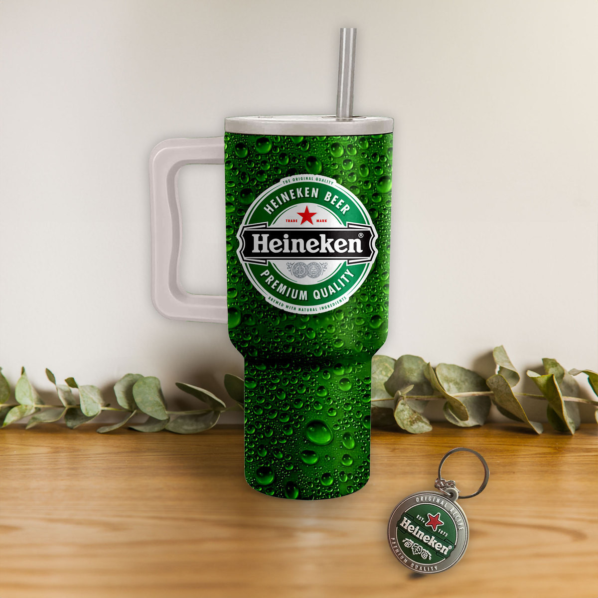Heineken Premium Quality Beer Custom Stanley Cup 40 oz 30 oz Tumbler With HandleTVC2301154 - Image 3