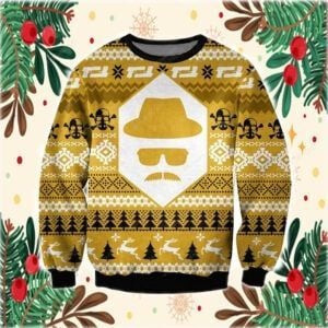 Heisenberg Breaking Bad Ugly Christmas Sweater Adult 3D Funny Matching for family