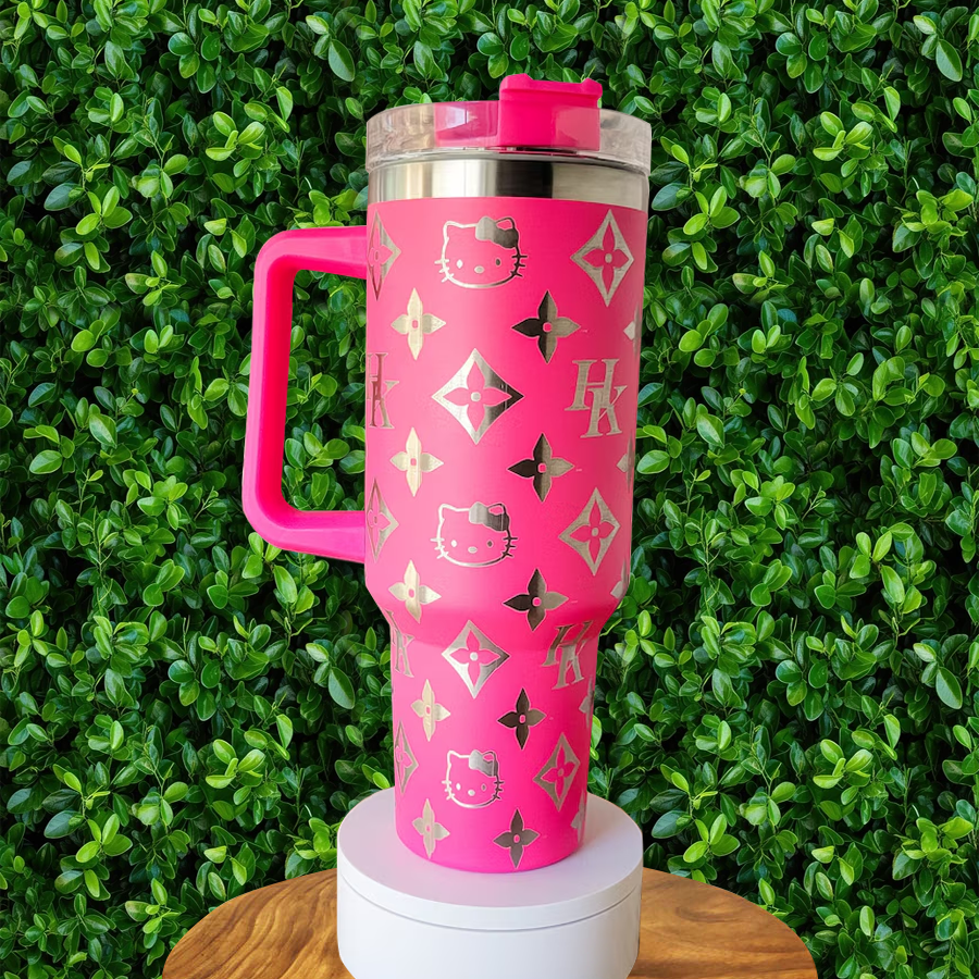 Hello Kitty Cartoon Custom Stanley Cup 40 oz 30 oz Tumbler With HandleTVC2301776