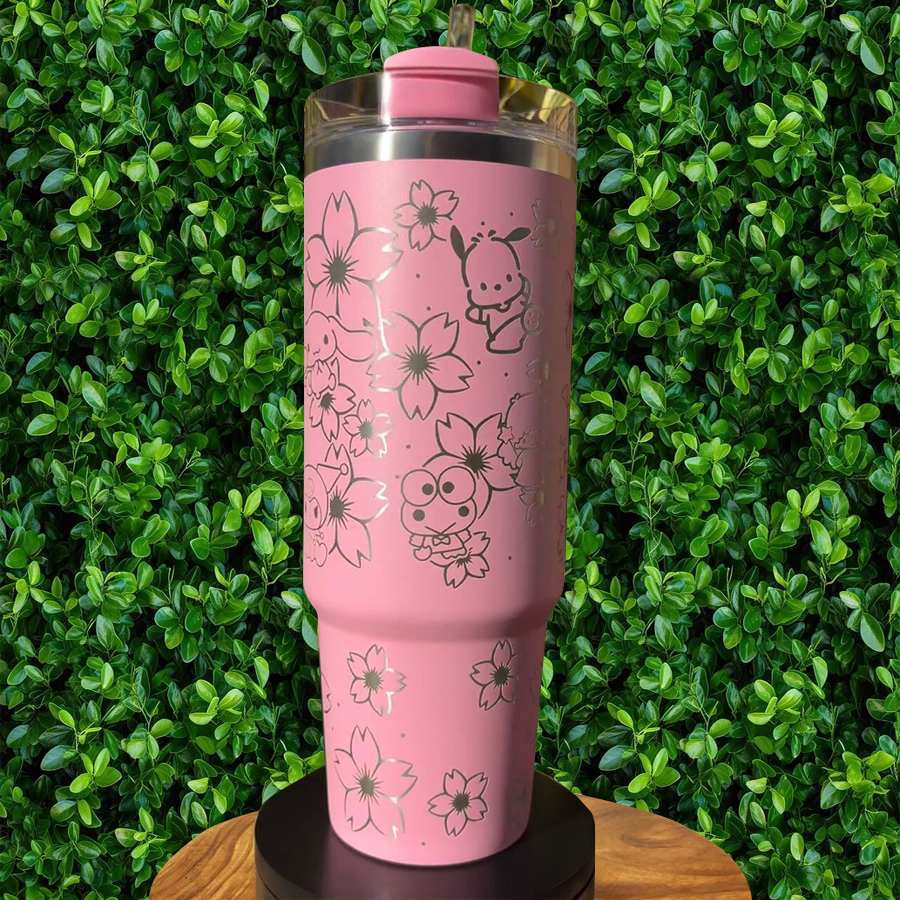 Hello Kitty Cartoon Custom Stanley Cup 40 oz 30 oz Tumbler With HandleTVC2301776 - Image 2