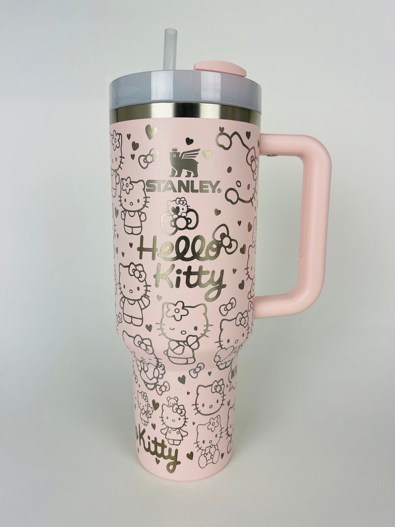 Hello Kitty Cartoon Custom Stanley Cup 40 oz 30 oz Tumbler With HandleTVC2301776 - Image 4