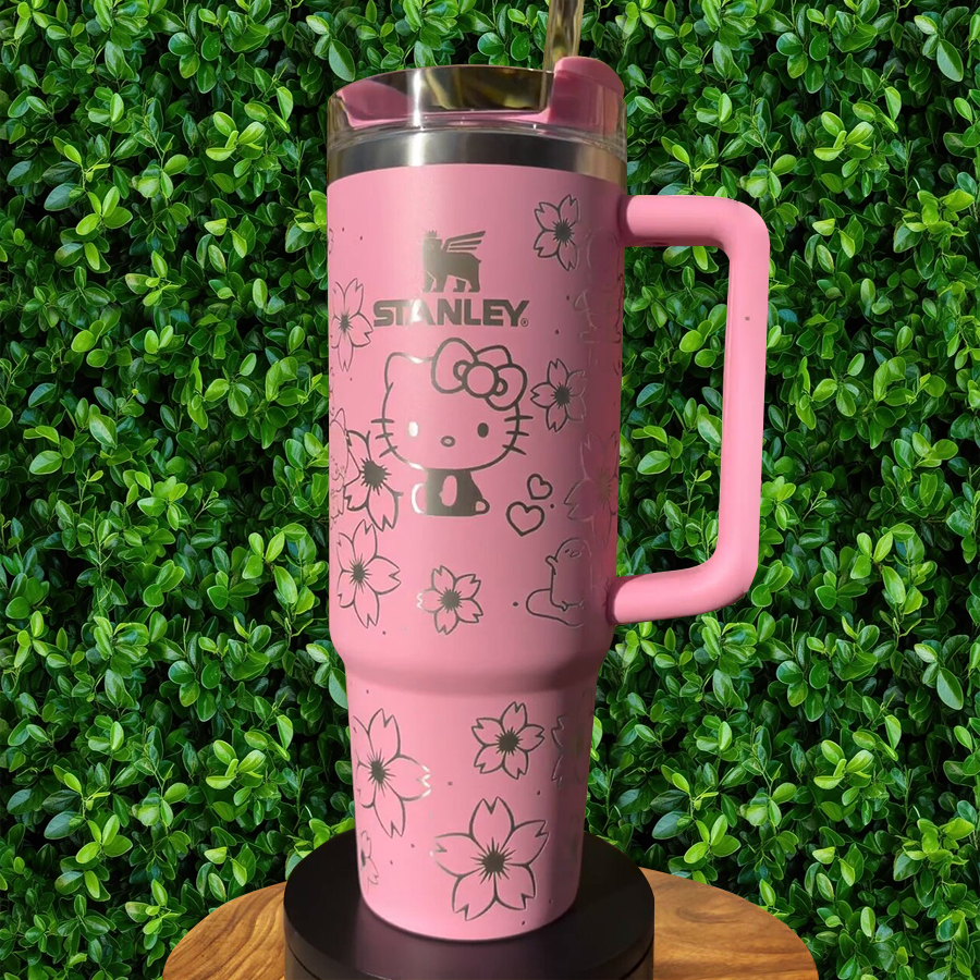 Hello Kitty Cartoon Custom Stanley Cup 40 oz 30 oz Tumbler With HandleTVC2301776