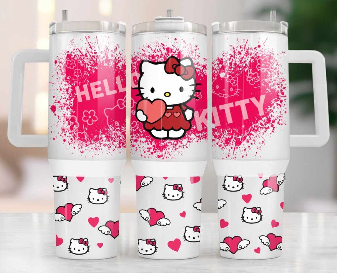 Hello Kitty Sanrio Cartoon Custom Stanley Cup 40 oz 30 oz Tumbler With HandleTVC2301971