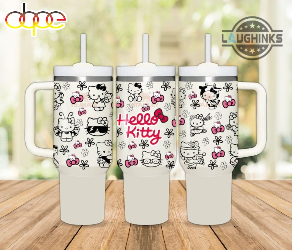 Hello Kitty Sanrio Cartoon Custom Stanley Cup 40 oz 30 oz Tumbler With HandleTVC2301983