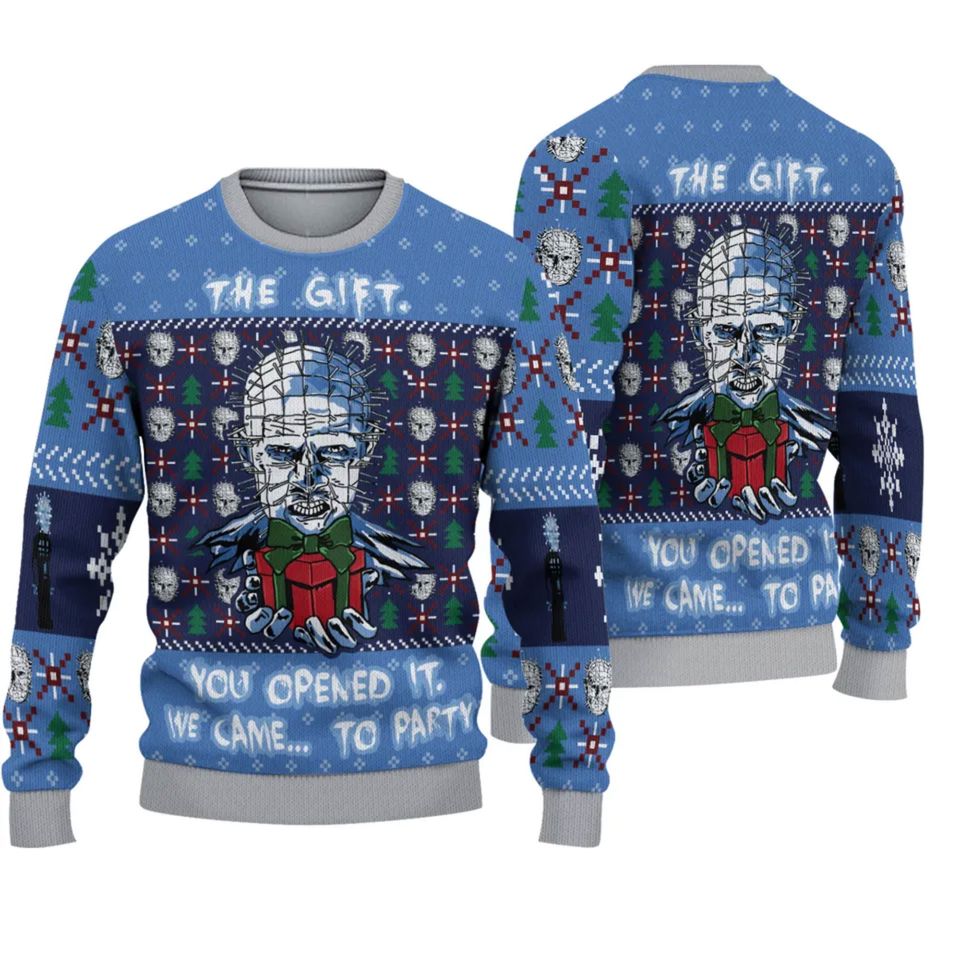 Hellraiser Christmas Ugly Sweater