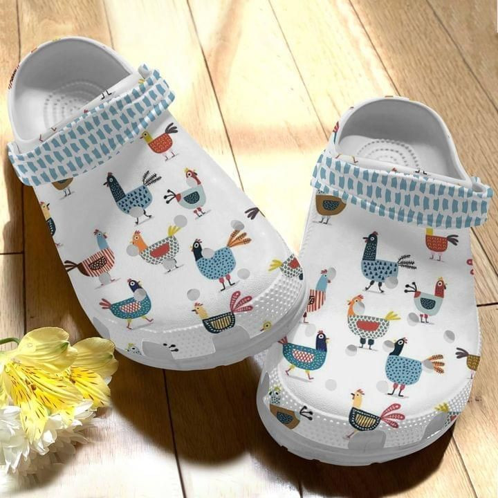 Hen Mama Cute Gift For Lover Rubber clog Shoes Comfy Footwear