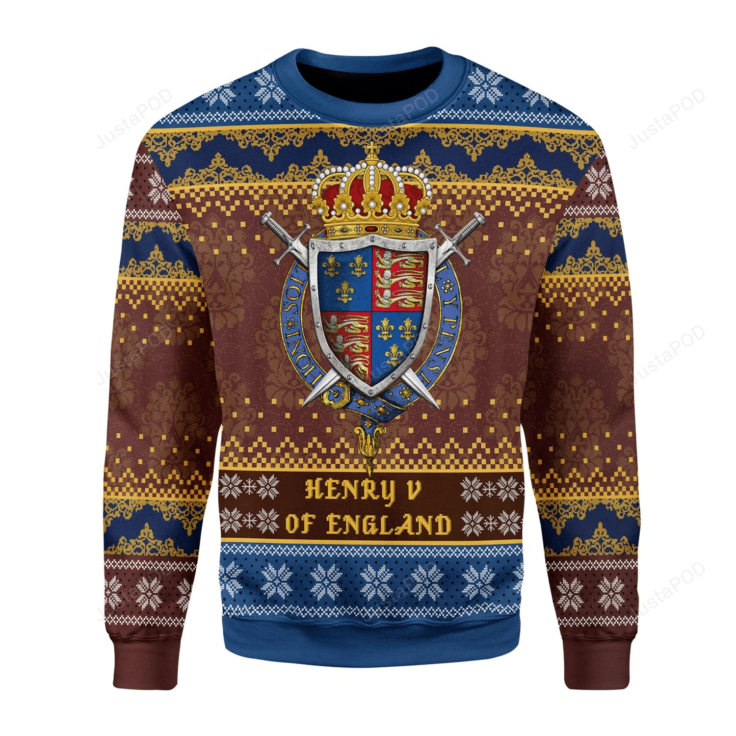 Henry V Ugly Christmas Sweater Adult 3D Funny Matching for family