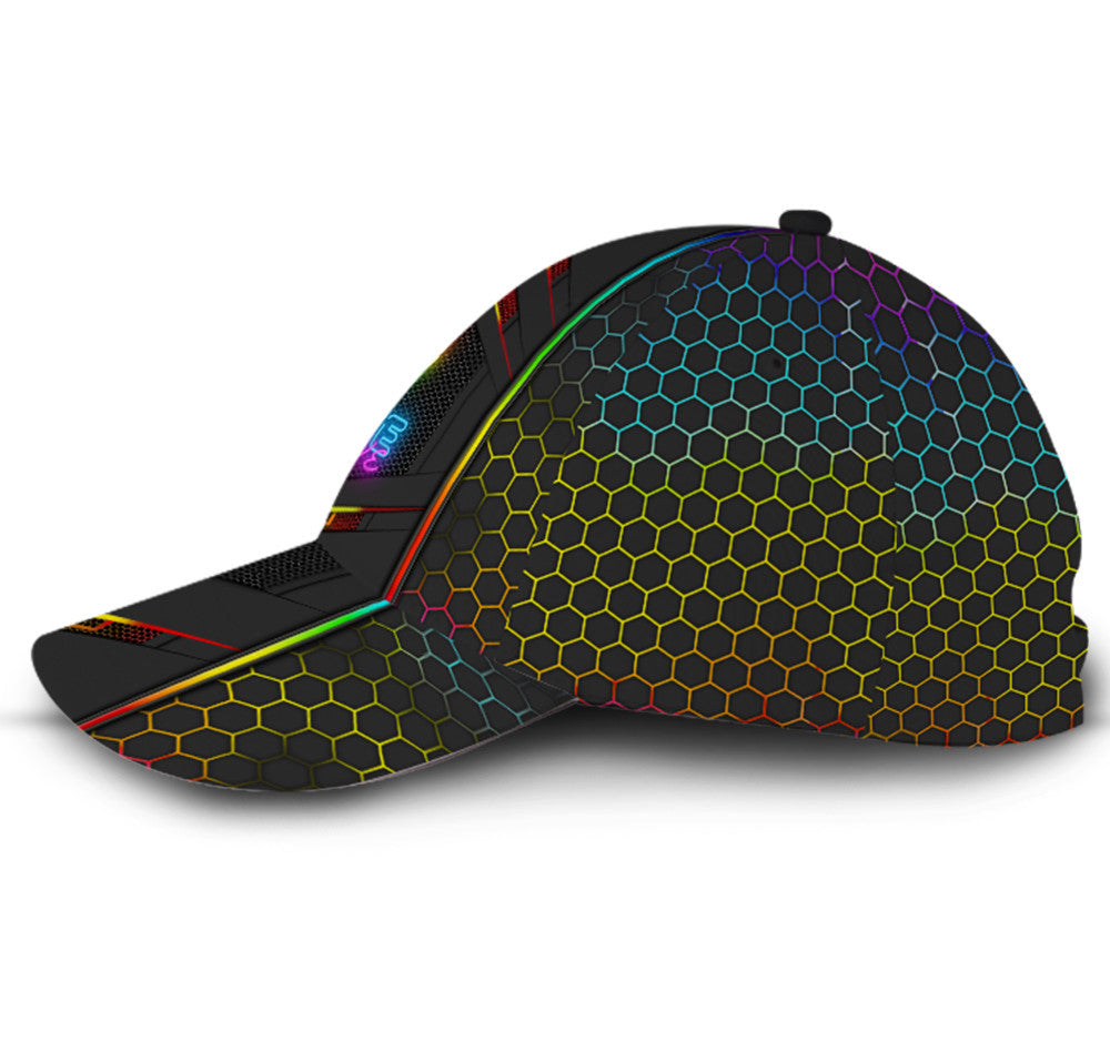 Hexagon LGBT Hat Classic Cap Trucker Hats Custom Hats Gifts For Men & Women