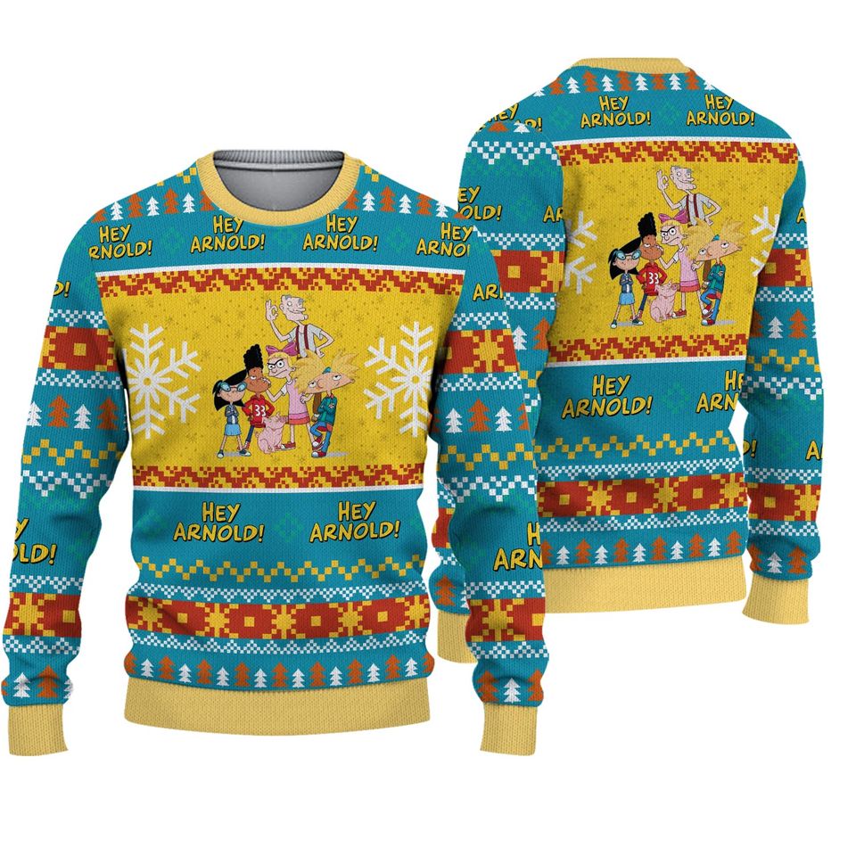 Hey Arnold! Ugly Christmas Sweater