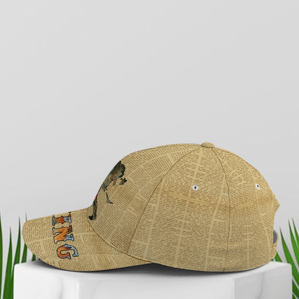Hiking Vintage Pattern Baseball Cap Trucker Hats Custom Hats Gifts For Men & Women