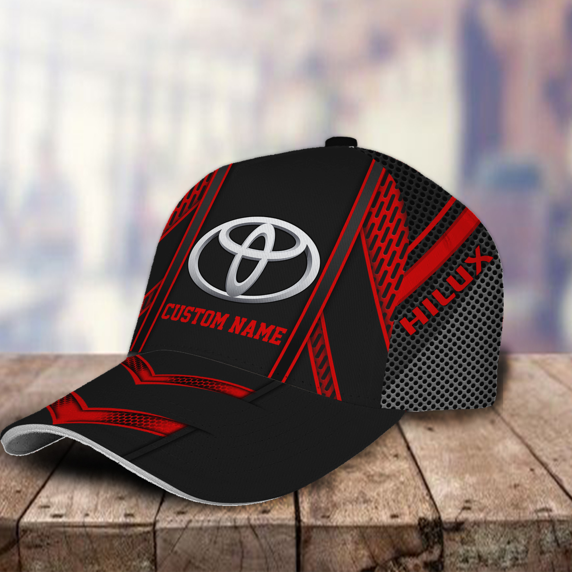 Hilux 3D Classic Cap Hat Personalized Name For Men Women Trucker Hats Custom Hats Gifts For Men & Women