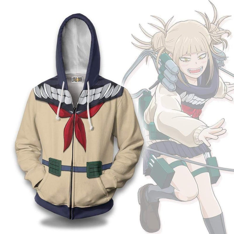 Himiko Toga Cosplay Costume My Hero Academia 3D All Over Print Hoodie, Zip Hoodie