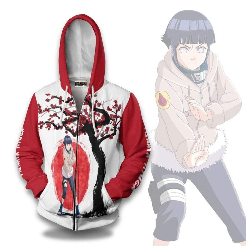 Hinata Hyuga 3D All Over Print Hoodie, Zip Hoodie