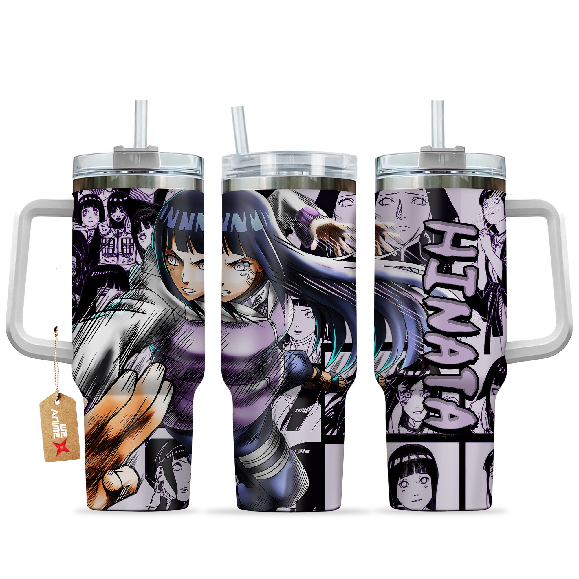 Hinata Hyuga Naruto Anime Custom Stanley Cup 40 oz 30 oz Tumbler With HandleTVC2301149