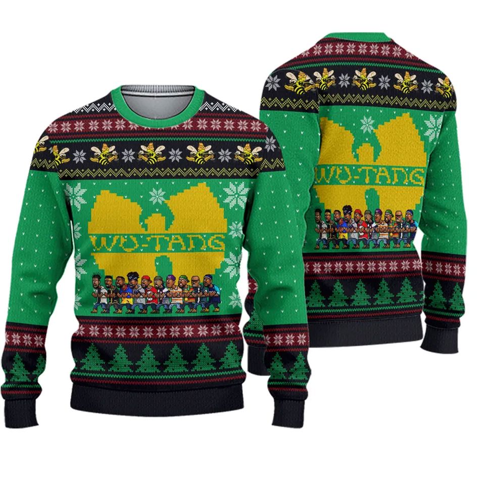 Hip-Hop Band Love Woolen Sweater, Ugly Christmas Sweater