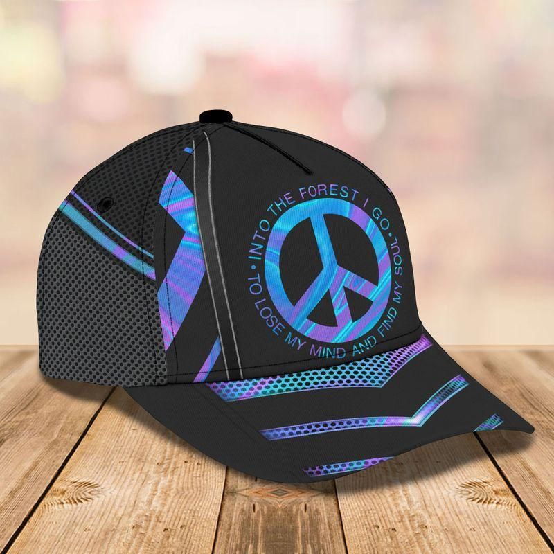 Hippie And Into The Forest I Go Classic Cap Baseball Cap Trucker Hats Custom Hats Gifts For Men & Women