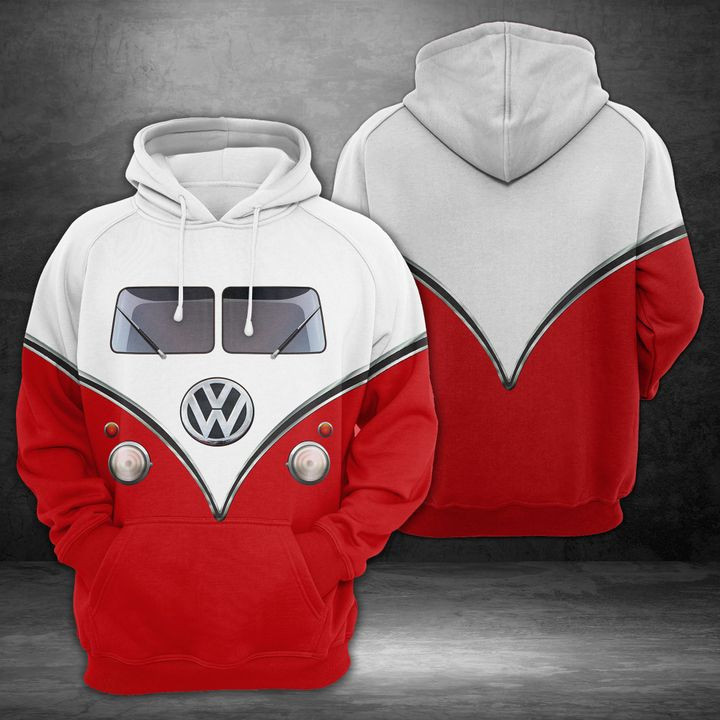 Hippie Bus 3D All Over Print Hoodie, Zip Hoodie
