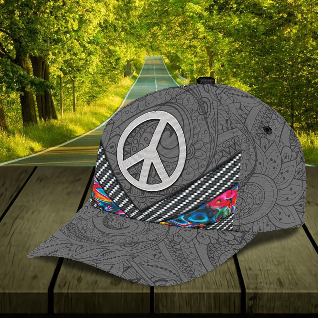 Hippie Classic Cap, Gift for Hippie Life, Hippie Lovers Trucker Hats Custom Hats Gifts For Men & Women