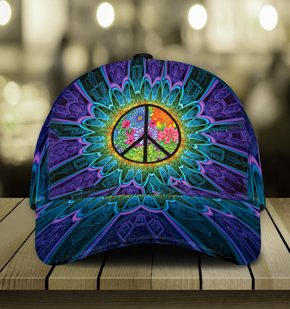 Hippie Classic Cap, Gift for Hippie Life, Hippie Lovers Trucker Hats Custom Hats Gifts For Men & Women