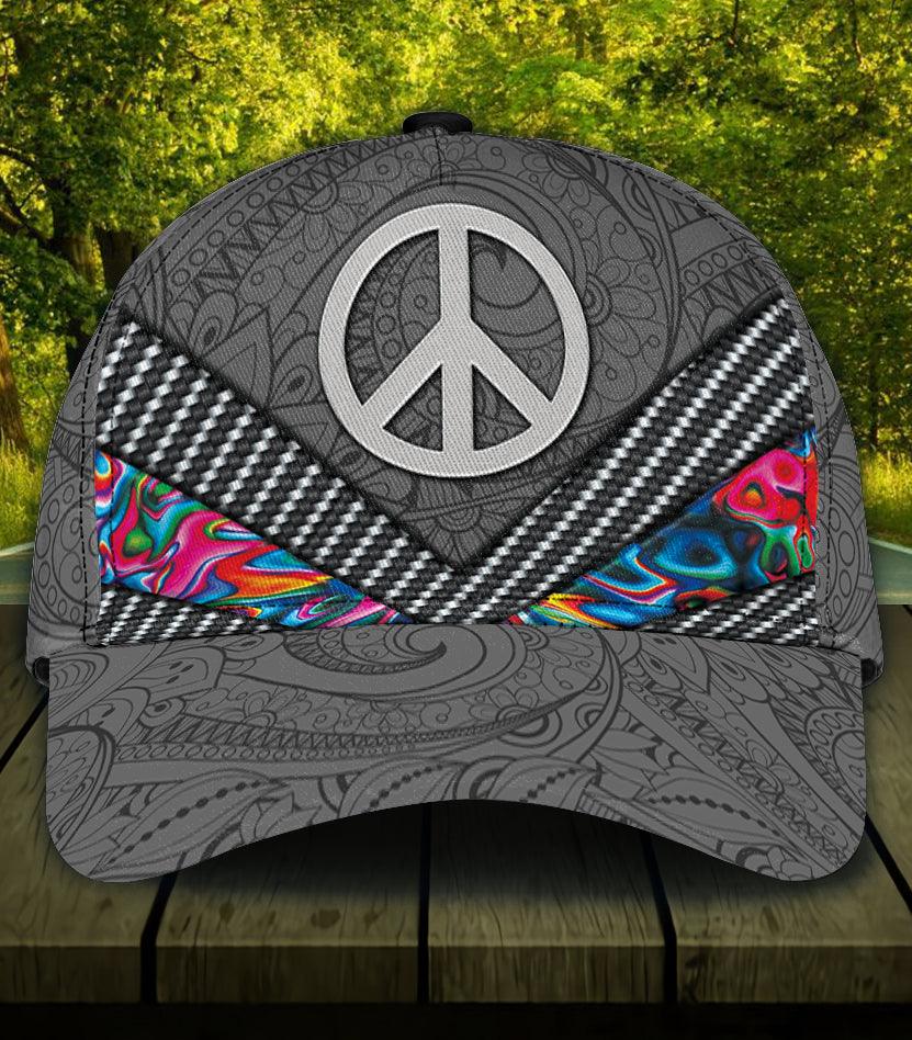 Hippie Classic Cap, Gift for Hippie Life, Hippie Lovers Trucker Hats Custom Hats Gifts For Men & Women