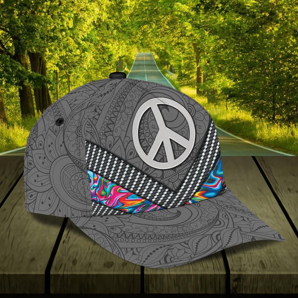 Hippie Classic Cap, Gift for Hippie Life, Hippie Lovers Trucker Hats Custom Hats Gifts For Men & Women