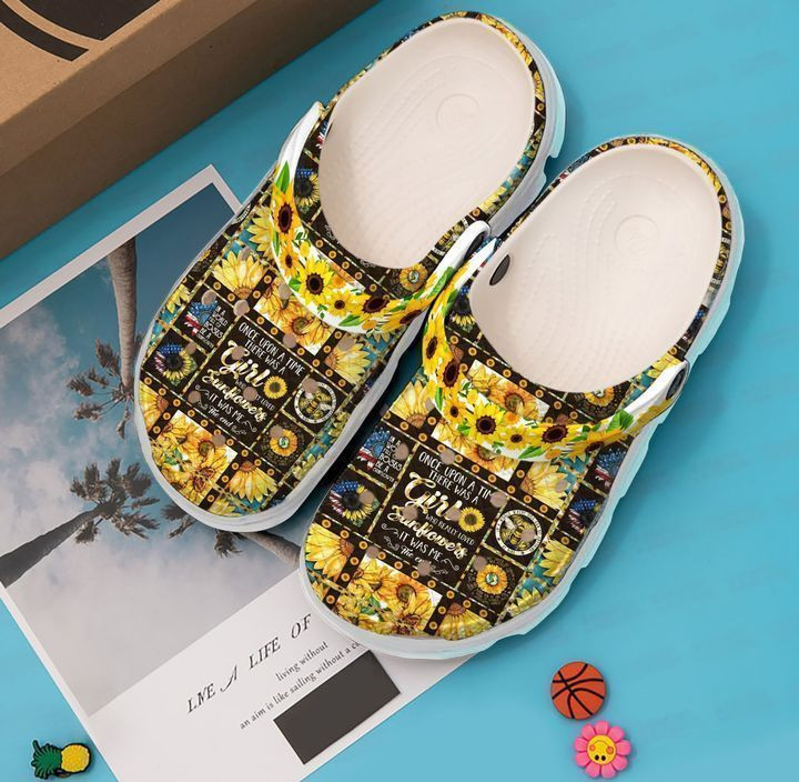 Hippie Girl Sunflowers Classic Clogs Shoes
