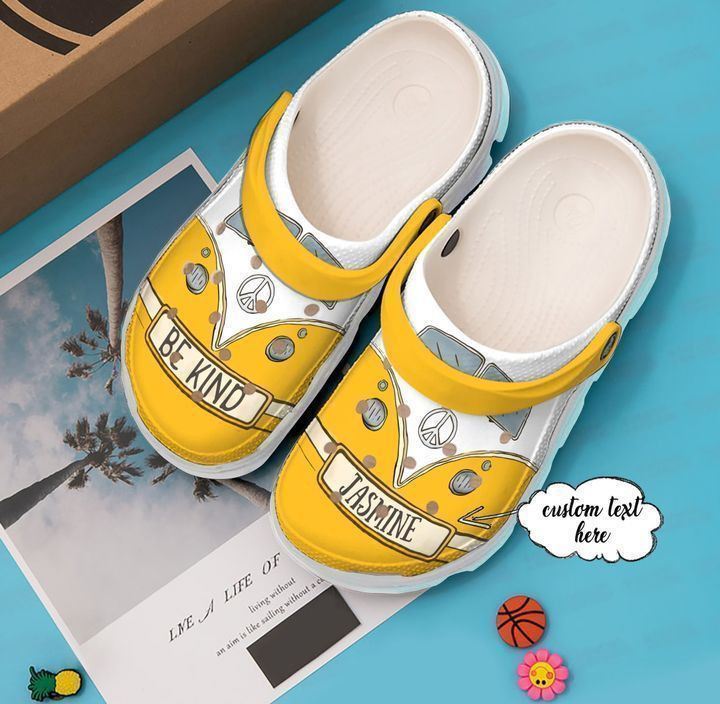 Hippie Personalized Car clog Shoes