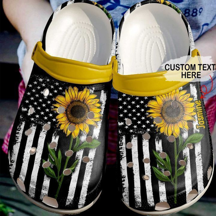 Hippie Personalized Girl Classic Clogs Shoes